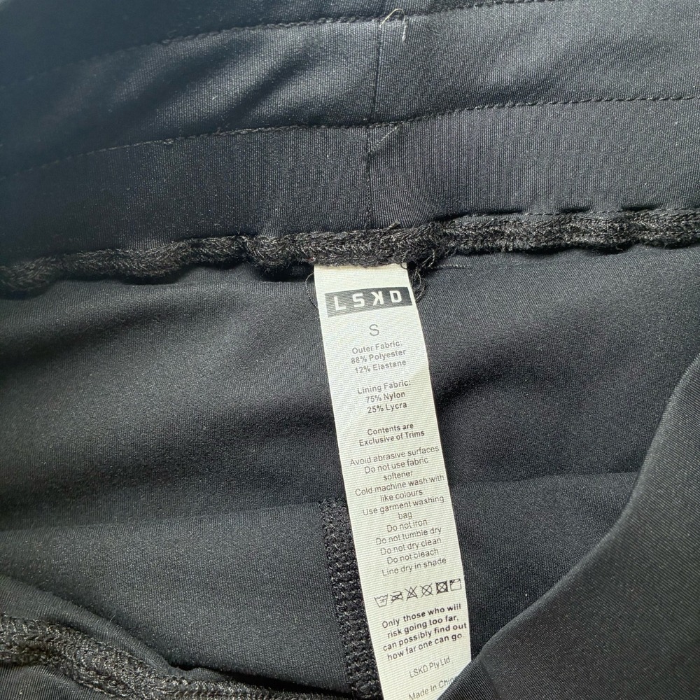 NWT LSKD Challenger 5" Lined Performance Shorts Womens Small Black Training Gym - Picture 4 of 8